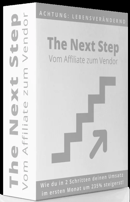Produktabbildung von The Next Step - Vom Affiliate zum Vendor
